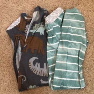 2 Set of Footed Pajamas Size 18 Months